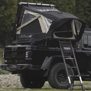 Quick Setup Slimline Car Hardshell Rooftop Tent Lightweight Aluminum Hard Shell 4×4 Offroad Family Camping
