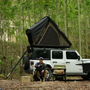 Quick Setup Ultralight 68kg 2-Person Roof Tent for SUV Truck Pickup Offroad Camping