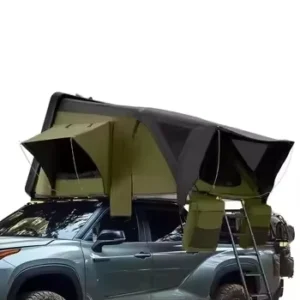 Quick Setup Waterproof Side-Opening Clamshell Hard Shell Rooftop Tent 3-4 Person for 4×4 Offroad Camping