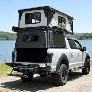 RTT Canopy Pick up Truck Rooftop Tent Bottom Opening Camper for Tacoma Tundra Overland Expedition