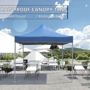 Rainproof Four Legged Canopy Tent Outdoor Advertising Retractable Single Stall Awning Made of Oxford Material