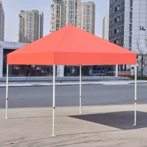 Rainproof Retractable Folding Awning Canopy Parking Shelter Outdoor Tent Iron Frame Octagonal