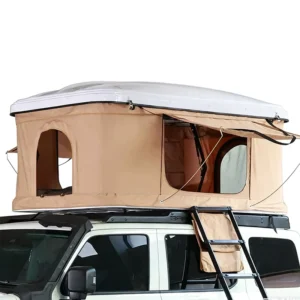 Rainproof Sunproof Four season Diagonal Bracing Oxford Fabric Canopy Vehicle ABS Helicopter Large Roof Tent 2 Person Hard Shell