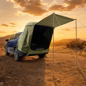 Rear Mounted Rooftop Car Tent Outdoor Camping Snowproof Automatic Setup Lightweight Four Season Waterproof Oxford Cloth