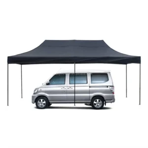 Red Blue Instant Shelter 10x20ft 3x6m Compact Design for Markets Food Stalls