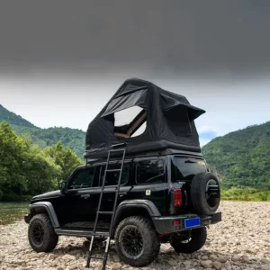 Relenso LS 4901 Rooftop Four-Season Aluminum Alloy Hard Shell Inflatable Camping Tent Telescopic Ladder Waterproof
