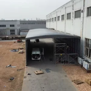 Remote Controlled Retractable Modern Four season Waterproof Parking Shelter Galvanized Steel Frame Motorized Vehicle Awning