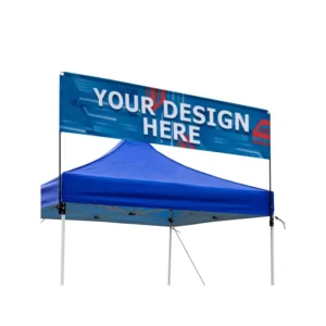Replacement Custom Design Canopy Tent Billboard Banner Polyester Heavy Duty Banner Frame Advertising Pop up Banner