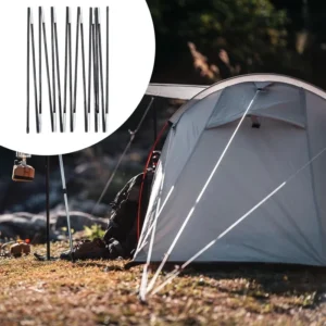 Replacement Tent Pole Fiberglass Support Rod Easy Installation Hiking Portable Lightweight Camping Awning Frame