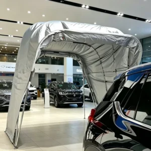 Retractable Carport Heavy Duty Automatic Folding Car Garage Tent Outdoor Sun Canopy Mobile Vehicle Protection Shield