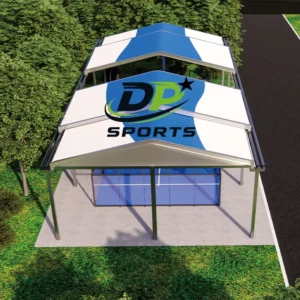 Retractable Electric Padel Court Canopy Roof Shelter