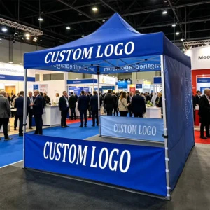 Retractable Exhibition Tent 10x10ft Custom Marquee Cover Canopy for Reception Setup