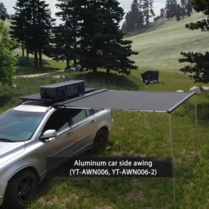 Retractable RV Awning Quick Release Car Camping Outdoor Parking Roof Tent Side Awning