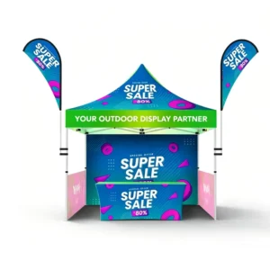 Retractable Rain Cover Canopy Gazebo Awning Tent Custom Logo for Promotional Events