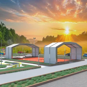 Retractable Sports Tent, Custom Outdoor Gym Shelter for Stadiums, Courts, and Training Areas
