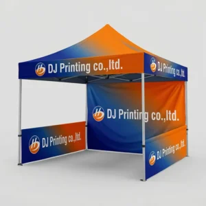 Retractable Tent Stain Resistant Glamping Luxury Strong Easy up Push Pull Shed Dye Sublimation Tent for Publicity