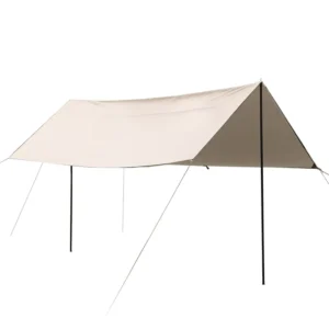Rhombus Ultra Light Oxford Silver Coated Tarp Thickened Windproof Waterproof Sun Protection Awning for Outdoor Camping Shelter