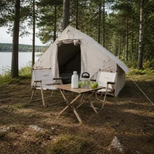 Robust Inflatable Tent 3×2.1x2m 210D Oxford Khaki Glamping Room Weather Resistant Professional Outdoor Event Shelter Luxury
