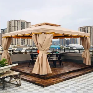 Roman-Style Canopy Outdoor Sunshade Pavilion for Car Parking Farmhouse Commercial Exhibitions and Events