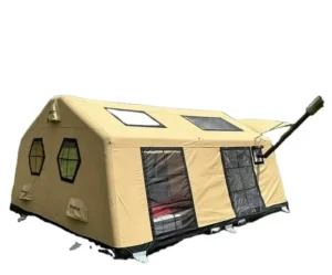 Rongtou Customized Luxury Air Family Tent Portable Large Glamping Air Tent Desert Inflatable Camping Outdoor