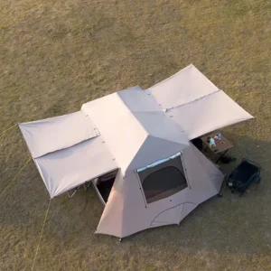 Roof 650g Room One Hall Waterproof Oxford Tent Outdoor Camping Overnight Quick Set Automatic Full Set Equipment Windproof