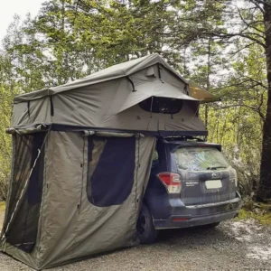 Roof Tent Top Waterproof 3-4 Person Folding Soft Shell Car Rooftop Tent for Camping