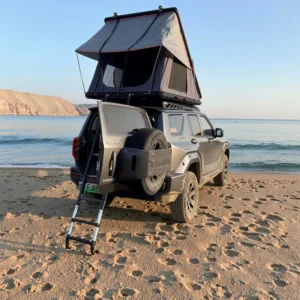 Roof Top Tent Camper Car 4×4 Ultralight Oxford Hard Shell Waterproof Windproof Quick Setup for SUV Camping Overlanding