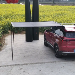 Roof Top Tent Car Side Awning Telescopic Sunshade Thickened Aluminum Alloy Manual Food Truck Awning