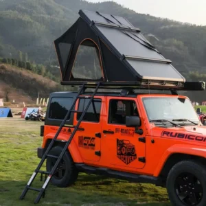 Roof Top Tent Hard Shell Foldable Waterproof Four-Season Automatic Opening Windproof for Camping Travel Outdoor