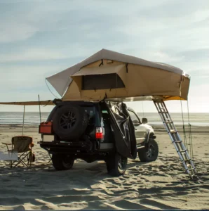 Rooftop Tent Car Lightweight SUV Camping 4 Person Quick Setup Waterproof Soft 4X4