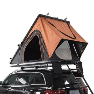 Rear Rooftop Aluminum Suv Car Tent Outdoor Goods Hard Shell Roof Top Tent With Solar Panel