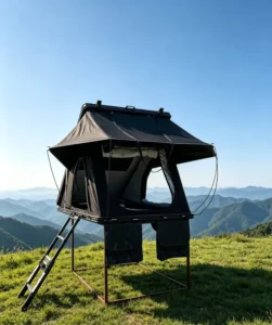Rooftop Tent Quick Setup Hard Shell Vehicle Mounted Overland Camping Waterproof 2 3 Person