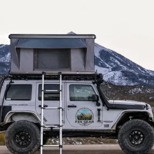 Rooftop Tent for Jeeps & Vans Fully Enclosed Straight-up Support Rain-proof Outdoor Off-road Use 1-2 People Car Modification