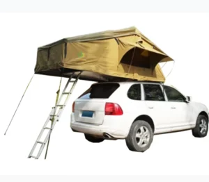 Rooftop Tent with Vehicle Side Awning, 4 Person