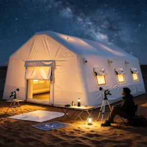 Roomy Safe Durable Easy Setup Inflatable Family Tent for Family Camping Trips Picnics Outdoor Recreational Activities