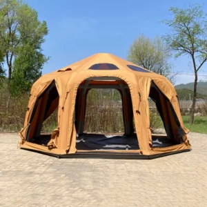 Round Inflatable Automatic Mobile Glamping Outdoor Camping Tent
