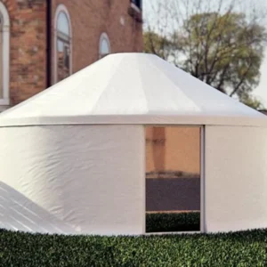Round Tent Yurta Glamping Zelt Bodenbelag Modern Luxury Mongolia Yurt 7m