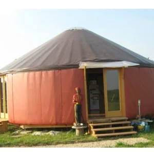 Round Yurta Glamping Bubble Modern Luxury Mongolia Yurt 7m