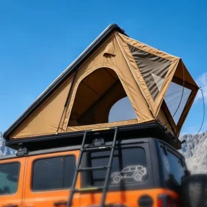 Rugged Build SUV 4×4 Waterproof Outdoor Folding Camping Aluminum Hard Shell Overland Rooftop Tent