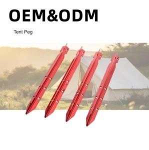 Ryder W0547 7000 Series 25cm Y Shape Aluminum Tent Stakes & Pegs Heavy Duty Camping Accessory