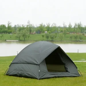 S&F Lion JBZ40 Double-layer Tent, Waterproof Sunscreen Portable for 3-4 Person Camping