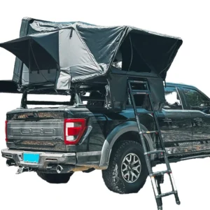 SH03 Double-Layer Fireproof Snowproof Side-Opening Aluminum Hydraulic Hardshell Rooftop Tent for 3-4 People