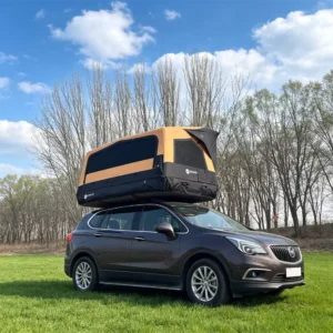SKIFF 145 Inflatable Rooftop Camping Tent, Oxford Waterproof, 4 Person, Family 4×4 Off-Road, Four-Season, Lightweight, UV Protection