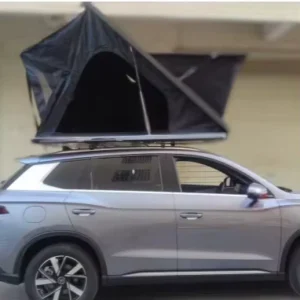 SMARCAMP Hard Shell Roof Top Tent Lightweight Aluminum Car Roof Tent With Interior Access Outdoor Camping Rooftop Tent
