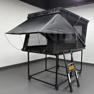 SNDN 4wd Double Layer Z Type Rooftop Tent Waterproof Outdoor Car Roof Top Tent Includes Ladder Mattress Rooftop Tent