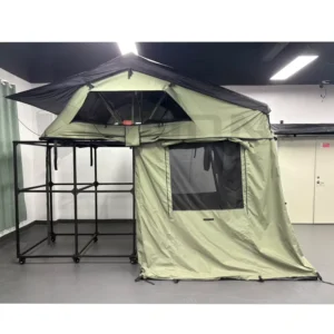 SNDN High Quality Large Space Softshell Roof Top Tent Lightweight Premium Quick Set up Waterproof Car Rooftop Tent with Ladder