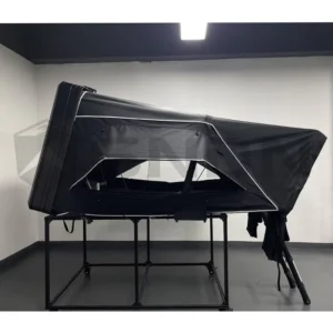 SNDN High Quality Portable Car Roof Top Tent Camper Large Space Side Open Foldable Aluminum Rooftop Tent Hard Shell with Ladder