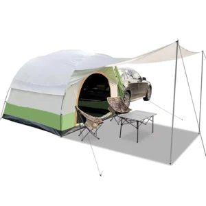SUV Compatible Rear Mounted Rooftop Tent Double Layer Structure Waterproof 3000mm+ Multi Functional Large Tent for 4 6 Camping