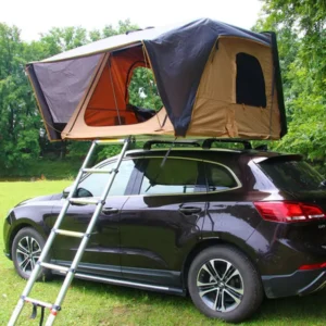 SUV Hard Shell Car Rooftop Tent with Rear Tent