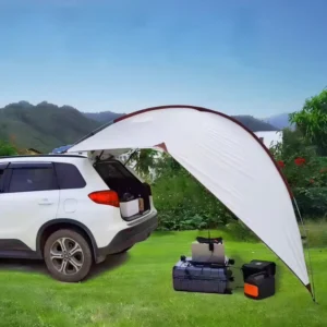 SUV Rear Camping Tent Outdoor Multi person Rainproof Canopy Car Camper Roof Extension Four season Double Layer Oxford Cotton